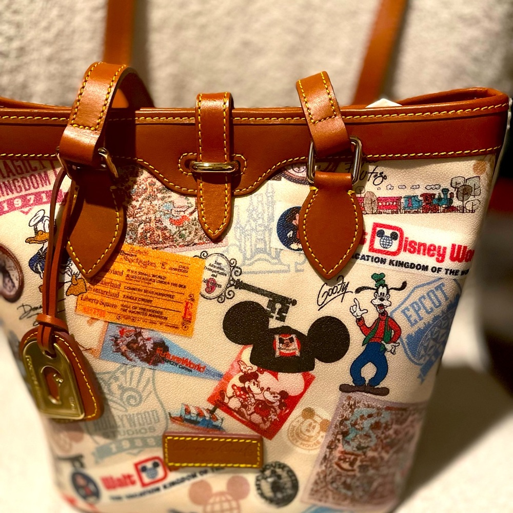 Dooney and Bourke Disney 40th Anniversary Bucket Bag ~ NWT